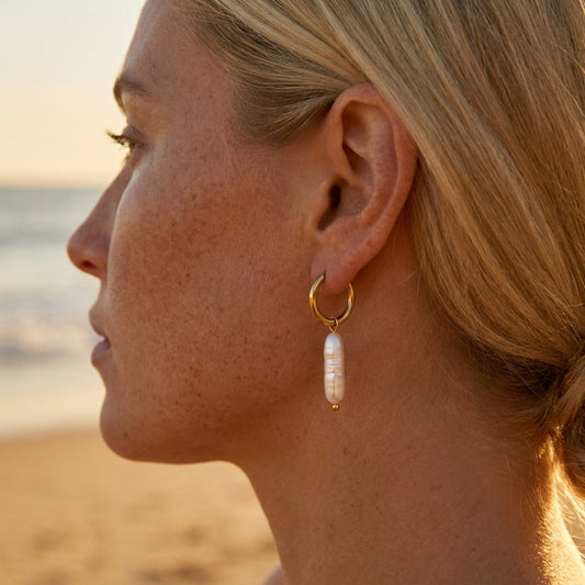 Boucles d'oreilles en perles Biwa