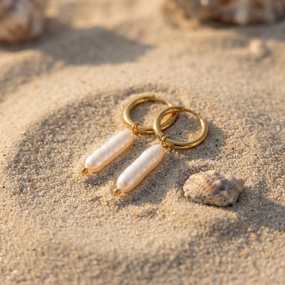 Boucles d'oreilles en perles Biwa