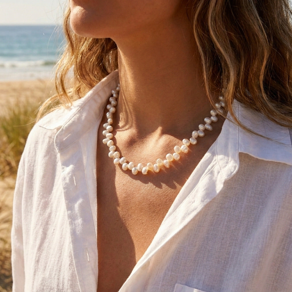 Collier de Perles de Rivage