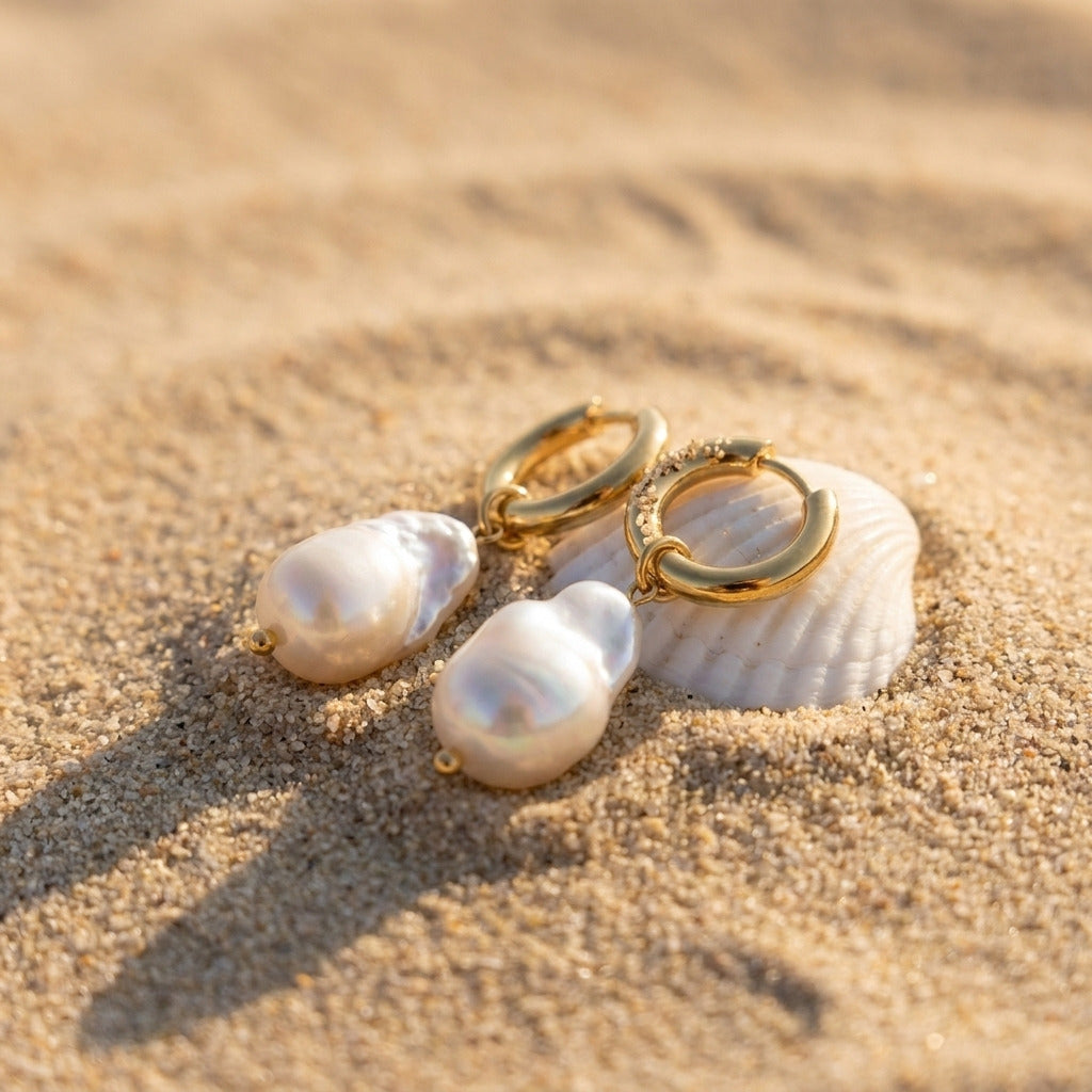 Boucles d'oreilles Barok Parel