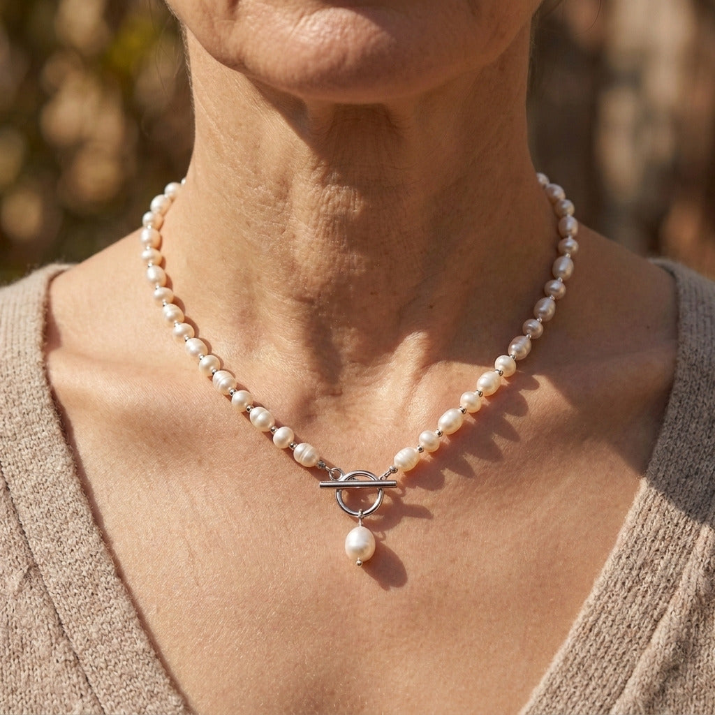 Collier de perles classique