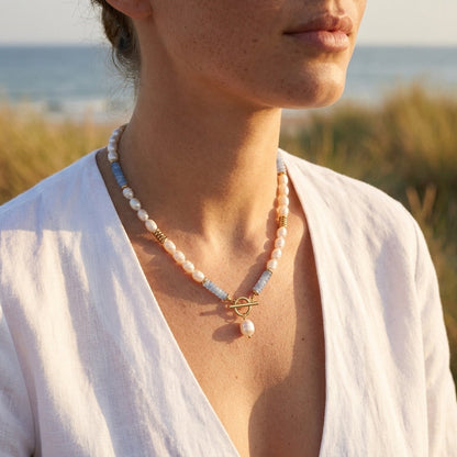Collier Aquamarine Kustparel
