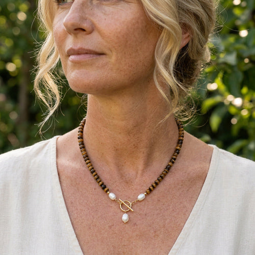Collier en Œil de Tigre